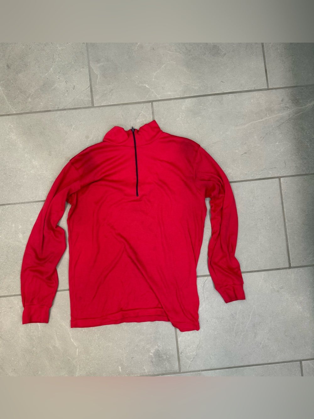 Vintage Patagonia Red Quarter-Zip Pullover Sweatshirt